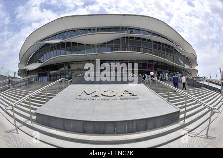 Baku, Azerbaïdjan. 15 Juin, 2015. GV. La gymnastique artistique. La salle de gymnastique. Bakou. L'Azerbaïdjan. Baku2015. 1er jeux européens. 15/06/2015. Credit : Sport en images/Alamy Live News Banque D'Images