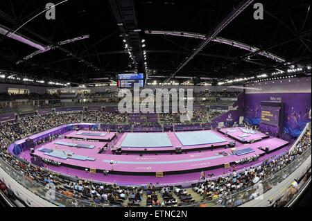 Baku, Azerbaïdjan. 15 Juin, 2015. GV. La gymnastique artistique. La salle de gymnastique. Bakou. L'Azerbaïdjan. Baku2015. 1er jeux européens. 15/06/2015. Credit : Sport en images/Alamy Live News Banque D'Images