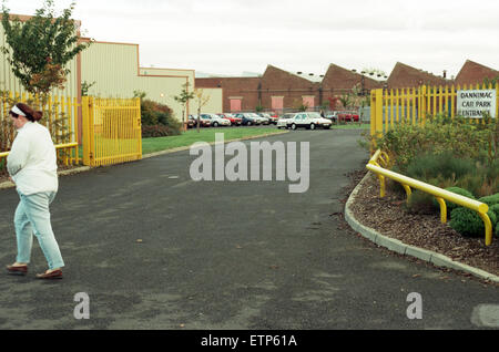 L'usine Dannimac sur Southbank Road, Middlesbrough. 29 octobre 1996. Banque D'Images