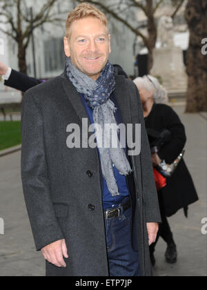 Le cast de 'Cinderella' dehors et environ dans la région de Leicester Square avec : Kenneth Branagh Où : London, Royaume-Uni Quand : 20 mars 2015 Source : WENN.com Banque D'Images