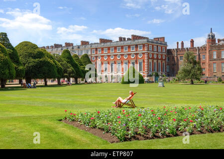 Hampton Court Palace, Richmond, London, England, UK Banque D'Images