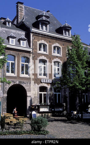 BEL, la Belgique, l'Est des Ardennes, Eupen, Maisons sur la place du marché. BEL, Belgien, Ostbelgien, Eupen, Haeuser Am Marktplatz. Banque D'Images