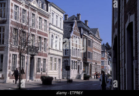 BEL, la Belgique, l'Est des Ardennes, Eupen, Maisons à l'Gospertstreet. BEL, Belgien, Ostbelgien, Eupen, Haeuser an der Gospertstrasse. Banque D'Images