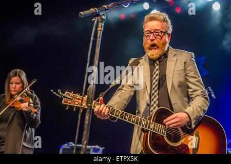 11 juin 2015 - Rochester Hills, Michigan, États-Unis - BÉNABAR performing at the Meadow Brook Music Festival à Rochester Hills, MI le 11 juin 2015 (Crédit Image : © Marc Nader/Zuma sur le fil) Banque D'Images