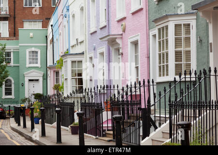 La rue chic de Chelsea, Londres Banque D'Images