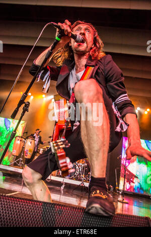 11 juin 2015 - Rochester Hills, Michigan, États-Unis - Gogol Bordello effectuant au Meadow Brook Music Festival à Rochester Hills, MI le 11 juin 2015 (Crédit Image : © Marc Nader/Zuma sur le fil) Banque D'Images