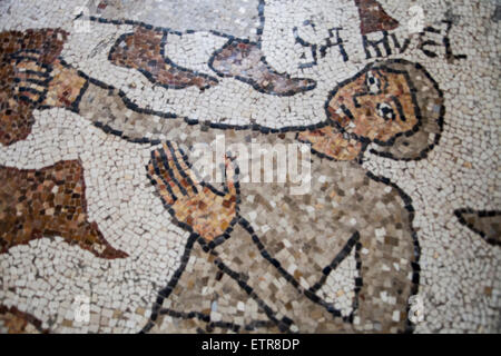 Mosaico, Cathédrale, Otranto, Pouilles, Italie Banque D'Images