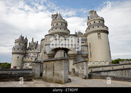 Château de Pierrefonds, France Banque D'Images