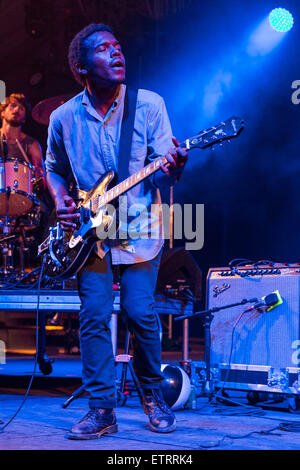 11 juin 2015 - Manchester, New York, États-Unis - Musicien BENJAMIN BOOKER il se produit sur la scène du Festival de Musique et Arts Bonnaroo Manchester, New Hampshire (crédit Image : © Daniel DeSlover/Zuma sur le fil) Banque D'Images