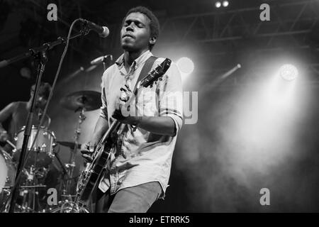 11 juin 2015 - Manchester, New York, États-Unis - Musicien BENJAMIN BOOKER il se produit sur la scène du Festival de Musique et Arts Bonnaroo Manchester, New Hampshire (crédit Image : © Daniel DeSlover/Zuma sur le fil) Banque D'Images