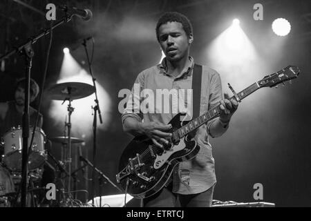 11 juin 2015 - Manchester, New York, États-Unis - Musicien BENJAMIN BOOKER il se produit sur la scène du Festival de Musique et Arts Bonnaroo Manchester, New Hampshire (crédit Image : © Daniel DeSlover/Zuma sur le fil) Banque D'Images