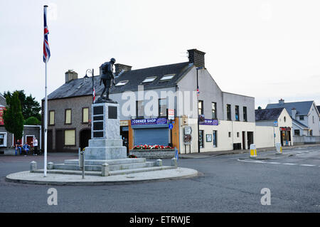 Bushmills est un village sur la côte nord du comté d'Antrim, Irlande du Nord, Royaume-Uni, UK Banque D'Images