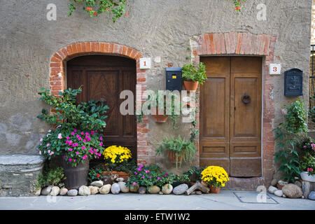 L'Europe, Italie, Toscane, Civitella Marittima, house Banque D'Images