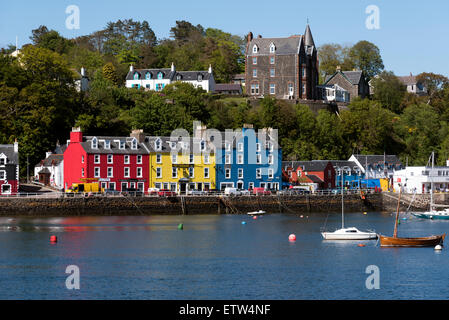 La capitale de Tobermory et la seule dans l'île de Burgh Hébrides intérieures Mull Argyll Ecosse Banque D'Images