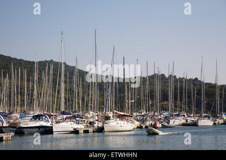 L'Europe, Italie, Toscane, Follonica, port de la puntone Banque D'Images