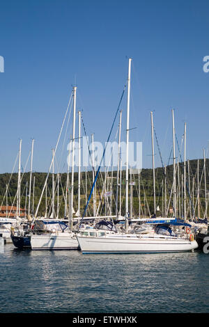 L'Europe, Italie, Toscane, Follonica, port de la puntone Banque D'Images