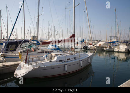 L'Europe, Italie, Toscane, Follonica, port de la puntone Banque D'Images