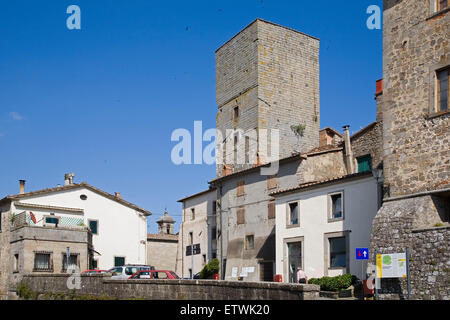 L'Europe, Italie, Toscane, Santa Fiora Banque D'Images