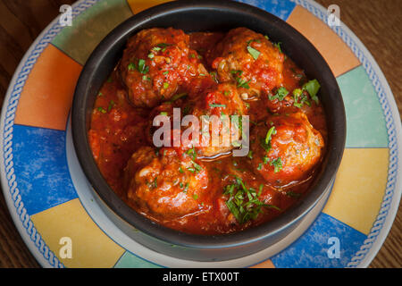 Boulettes de viande tapas Banque D'Images