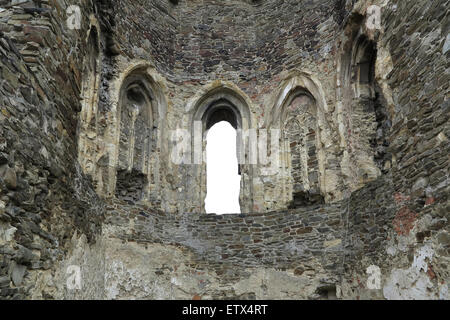 Ruines du château Okor Banque D'Images