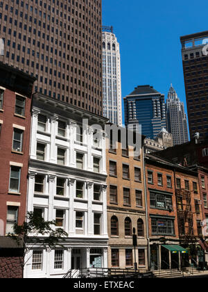 Fraunces Tavern bloc historique, NYC Banque D'Images