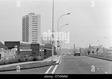 Ladywood, Birmingham, 13 août 1977. Élection partielle, qui aura lieu le 18 août 1977. Banque D'Images