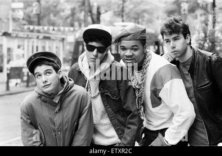 Les Beastie Boys à Amsterdam. 22 mai 1987. Banque D'Images