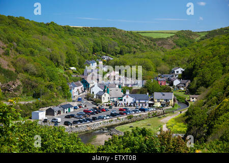 Solva Village, Solva, Pembrokeshire, Pays de Galles, Royaume-Uni Banque D'Images