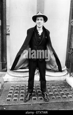 Joe Strummer, chanteur du groupe punk rock anglais The Clash. 16 janvier 1981. Banque D'Images