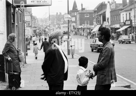 Ladywood, Birmingham, 13 août 1977. Élection partielle, qui aura lieu le 18 août 1977. Banque D'Images