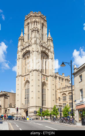 L'Université de Bristol Wills Memorial Building Bristol Avon England UK GB EU Europe Banque D'Images