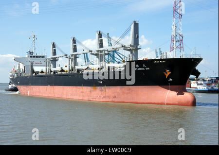 L'ENDURANCE SW - OMI 9603958, Berendrechtlock, Port d'Anvers, pic2 Banque D'Images