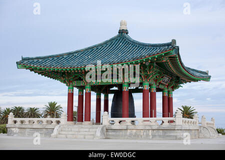 Korean friendship bell à San Pedro, Californie Banque D'Images