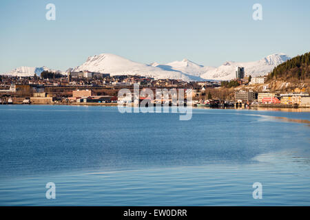 Le port de Narvik, Norvège Banque D'Images