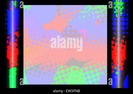 Couleurs abstraites avec motion blur Banque D'Images