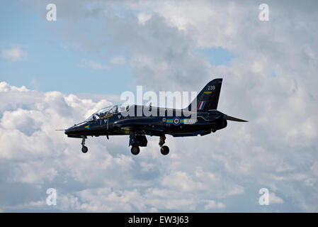 XX239 T1 d'entraînement à réaction rapide Hawk RAF Valley Anglesey au nord du Pays de Galles UK Banque D'Images