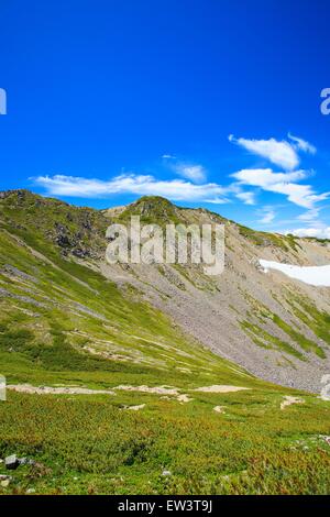 Alpes du Sud Mt. Senjougatake, Yamanashi, Japon Banque D'Images