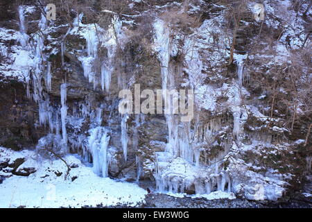 Misotsuchi d'Icicle, Asahikawa, Saitama, Japon Banque D'Images