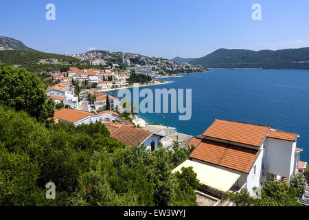 Seulement l'accès à la mer du pays, Neum, Bosnie-Herzégovine Banque D'Images