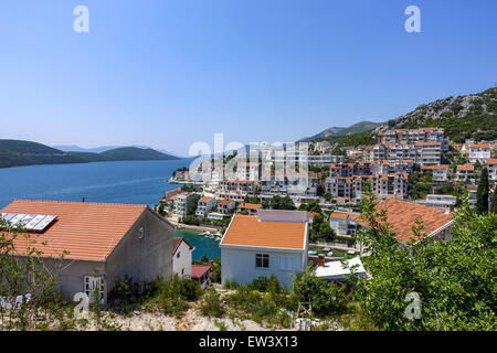 Seulement l'accès à la mer du pays, Neum, Bosnie-Herzégovine Banque D'Images