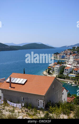 Seulement l'accès à la mer du pays, Neum, Bosnie-Herzégovine Banque D'Images