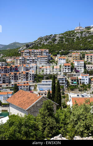 Seulement l'accès à la mer du pays, Neum, Bosnie-Herzégovine Banque D'Images