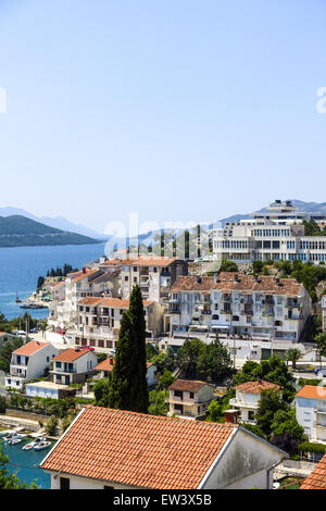 Seulement l'accès à la mer du pays, Neum, Bosnie-Herzégovine Banque D'Images