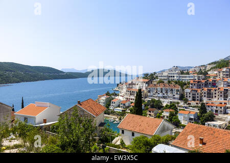 Seulement l'accès à la mer du pays, Neum, Bosnie-Herzégovine Banque D'Images