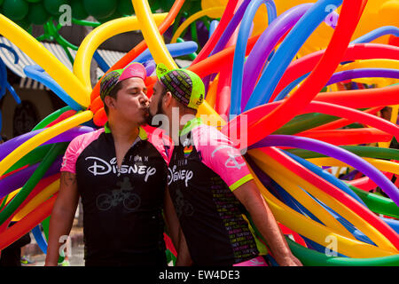 Gay Pride Parade 2015, West Hollywood, Californie Banque D'Images