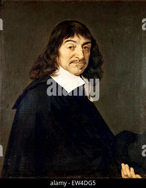 René Descartes, philosophe, mathématicien et scientifique qui a passé la plupart de sa vie dans la République néerlandaise. Banque D'Images