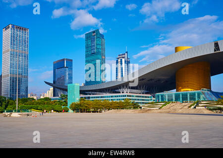 La Chine, la province du Guangdong, Shenzhen, Civic Square ou citoyens Square Banque D'Images