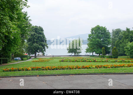 La Perle du Lac Léman Banque D'Images