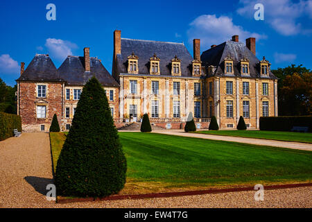 France, Loiret, Sologne, La Ferté Saint Aubin Château Banque D'Images