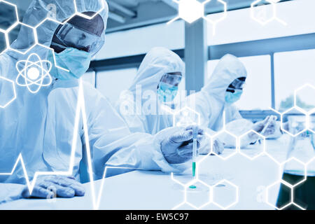 Image composite de la science graphic Banque D'Images